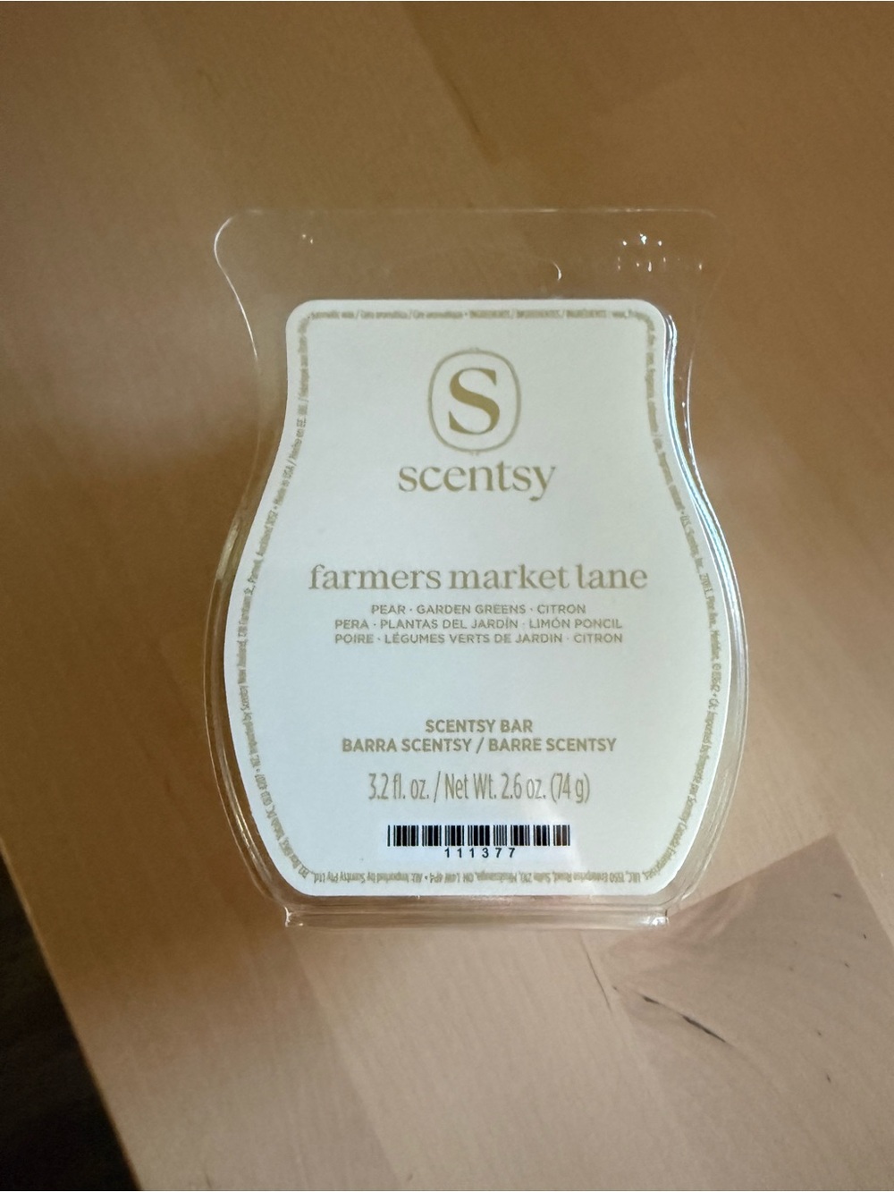 Scentsy Farmers Market Wax Bar & Lilacs & Violets NIB